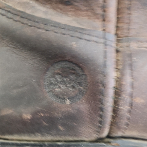 Double H Men's Brown Leather Cowboy Boots Sz 9.5 - Picture 7 of 9